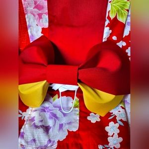 Pre tied obi belt for kimono